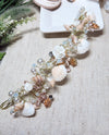 Natural Seashell and Pearl Tiara, Beach Wedding Bridal Boho Head Wreath Crown, Shell Hair Vine Headband - KaleaBoutique.com