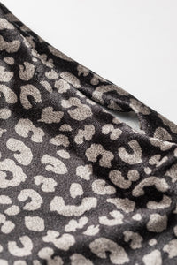 KaleaBoutique Stylish Leopard Print Long Sleeve Sheath Pullover Western Style Top - KaleaBoutique.com