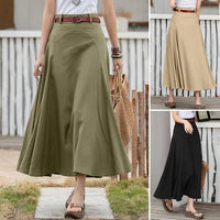 Hot Sale Fashion Ladies All-match Tutu A- Line Skirt High Waist Slimming Plus Size Long Dress - KaleaBoutique.com