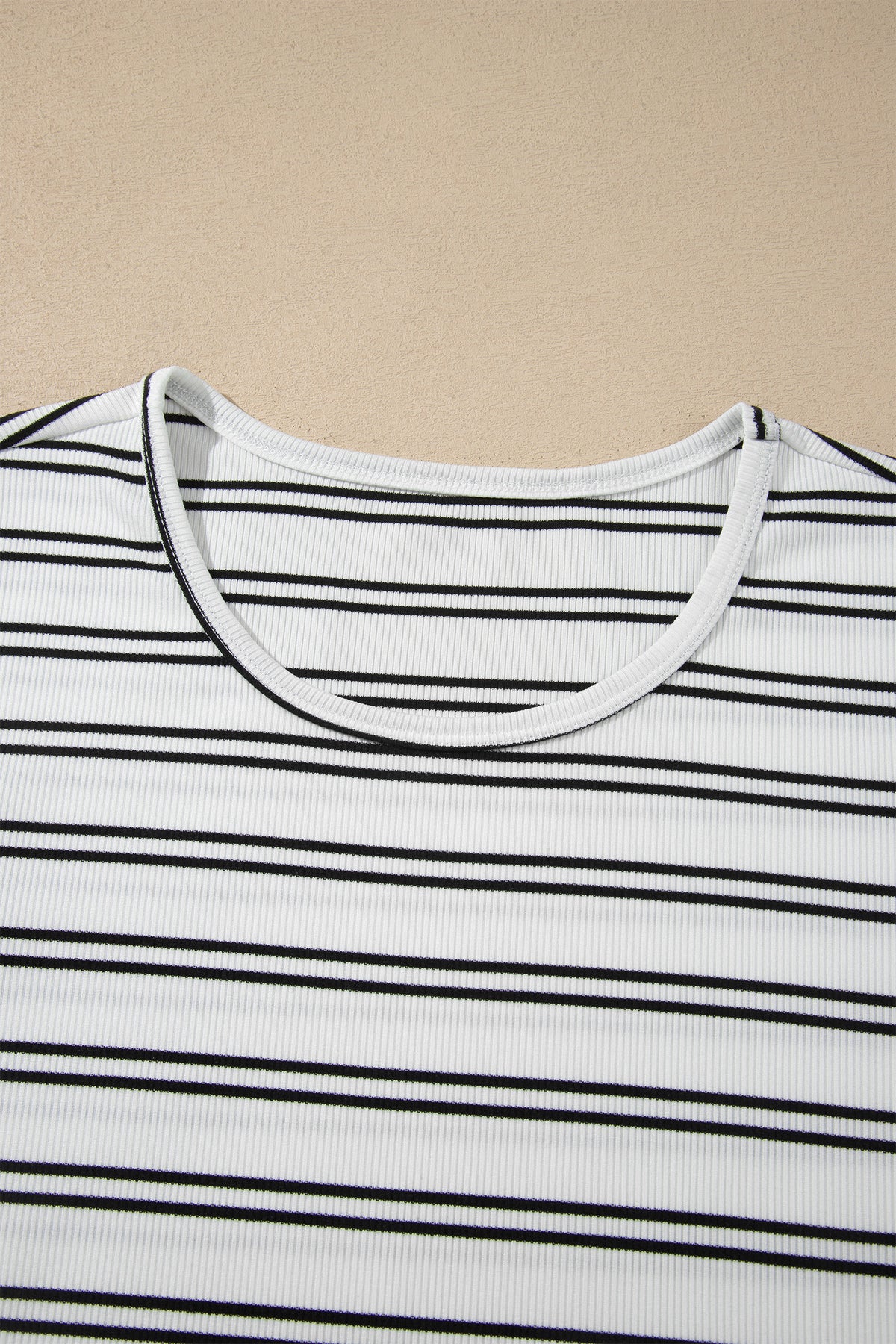 KaleaBoutique Comfortable Ribbed Knit Round Neck Long Sleeve Top - KaleaBoutique.com