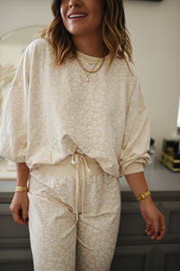 KaleaBoutique Comfortable Cheetah Print Two Piece Loose Fit Cozy Loungewear - KaleaBoutique.com