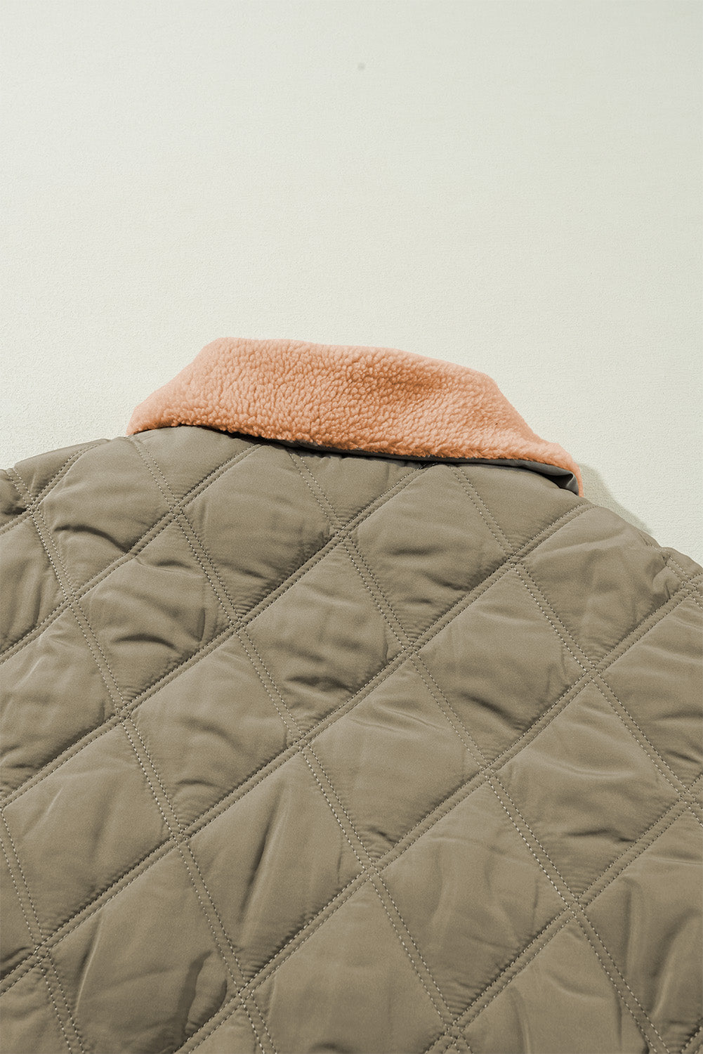 KaleaBoutique Teddy Collar Flap Pockets Quilted Puffer Jacket - KaleaBoutique.com