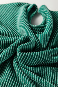 Twisted Ribbed Tiered Ruffles Long Sleeve Pullover Top - KaleaBoutique.com
