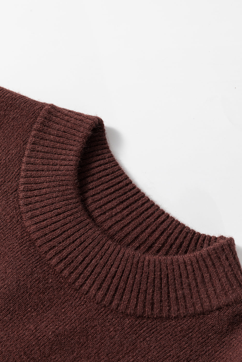 KaleaBoutique Stylish Slim Fit Mock Neck Side Slit Sweater Dress - KaleaBoutique.com