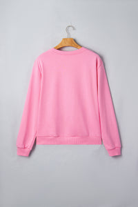 KaleaBoutique Stylish Embroidered Pumpkin Face Long Sleeve Round Neck Sweatshirt - KaleaBoutique.com