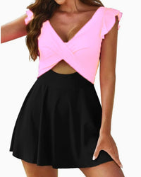 KaleaBoutique Women's Flounced One-Piece Swimsuit - KaleaBoutique.com