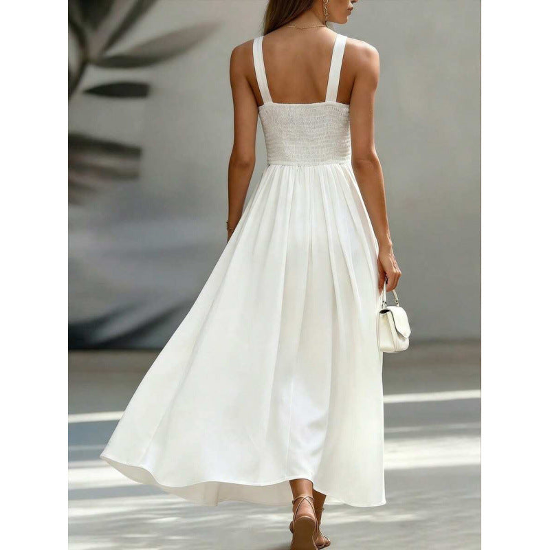 French-style Retro Sleeveless Vacation Dress For Women - KaleaBoutique.com