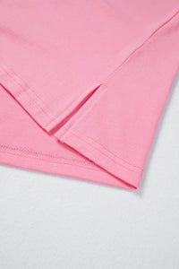 Solid Color V Neck Short Puff Sleeve Blouse - KaleaBoutique.com