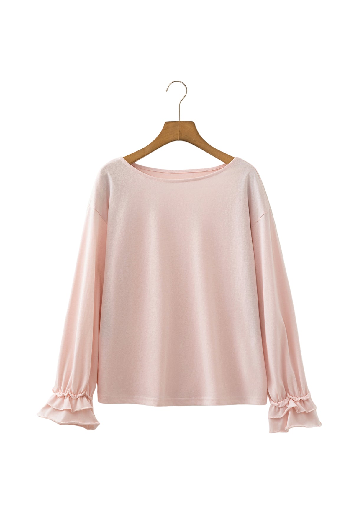 KaleaBoutique Stylish Long Sleeve Ruffle Cuff Casual Elegant Top - KaleaBoutique.com