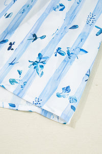 Floral Smocked Tied Straps A-Lined Tiered Maxi Dress - KaleaBoutique.com