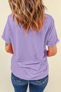KaleaBoutique Casual Plain Crew Neck Tee - KaleaBoutique.com