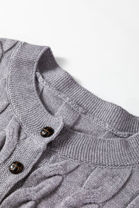 KaleaBoutique Comfortable High Cable Knit Cardigan Sweater - KaleaBoutique.com