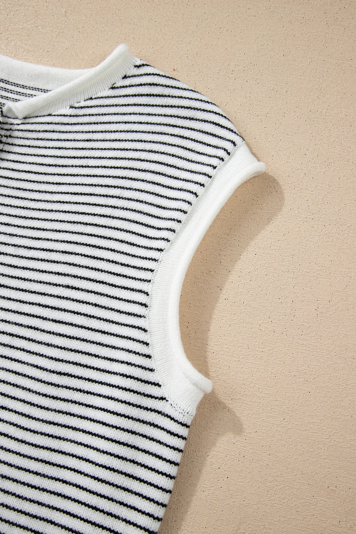 KaleaBoutique Comfortable Contrast Trim Cap Sleeve Button Down Casual Cardigan - KaleaBoutique.com