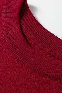 KaleaBoutique Comfortable Solid Color Crew Neck Knit Cap Sleeve Sweater - KaleaBoutique.com
