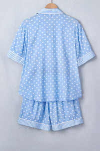 KaleaBoutique Stylish Dotted Print Soft Short Pajama Set - KaleaBoutique.com
