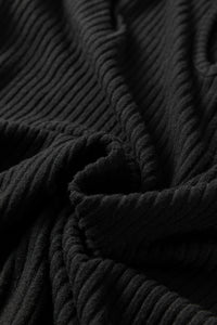 KaleaBoutique Comfortable Ribbed Notched Neck Knit Long Sleeve Leggings Two Pieces Lounge Set - KaleaBoutique.com