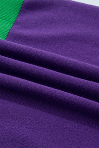 KaleaBoutique Comfortable Mardi Gras Tinsel Graphic Short Sleeve Sweater - KaleaBoutique.com