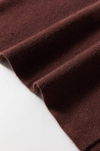 KaleaBoutique Stylish Slim Fit Mock Neck Side Slit Sweater Dress - KaleaBoutique.com