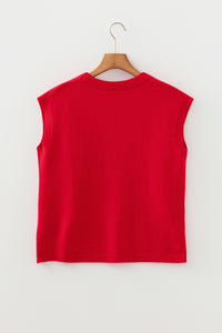 KaleaBoutique Stylish YEEHAW Embroidered Letter Loose Short Sleeve Sweater - KaleaBoutique.com