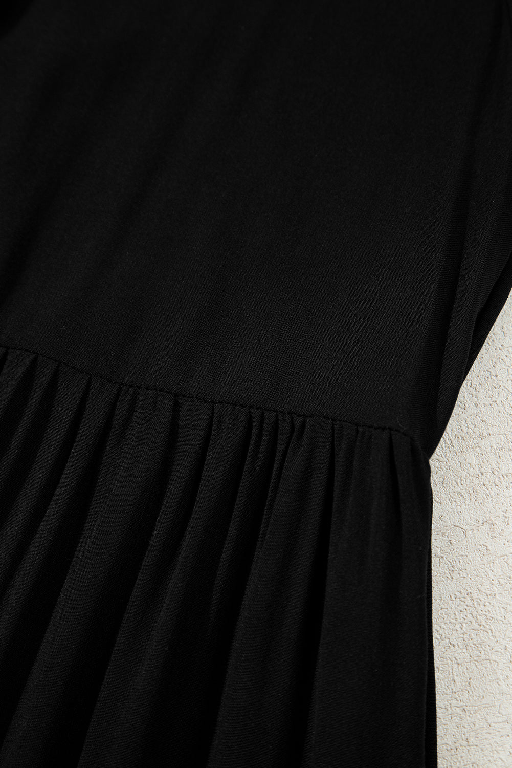 KaleaBoutique Comfortable Hidden Buttons Short Sleeve Ruffle Tiered Long Flared Dress - KaleaBoutique.com