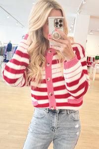 KaleaBoutique Stylish V Neck Long Sleeve Regular Fit Cardigan - KaleaBoutique.com