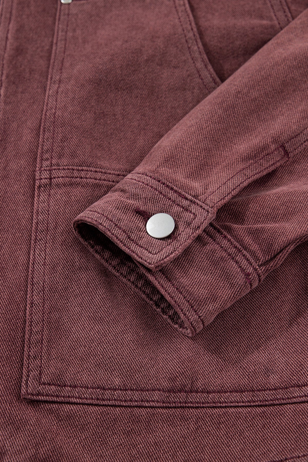 Corduroy Collar Zipped Front Denim Jacket - KaleaBoutique.com