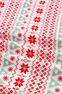 KaleaBoutique Comfortable Christmas Pattern Print Shirt Style Long 2pcs Pajama Set - KaleaBoutique.com