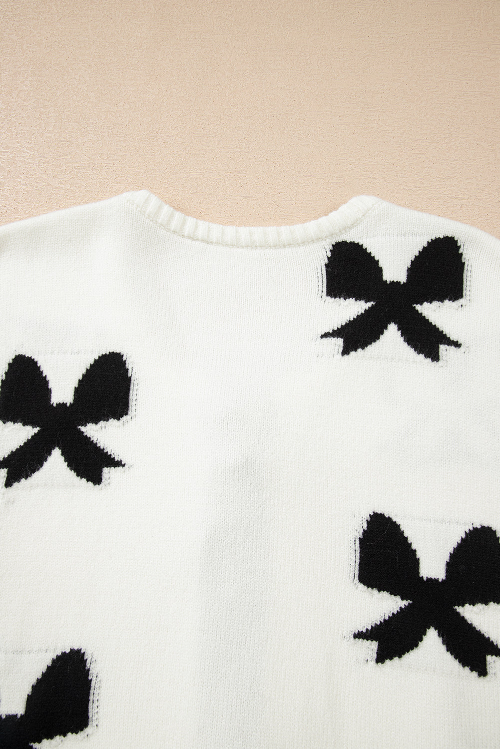 KaleaBoutique Comfortable Lace-up Bow Pattern Sweater Cardigan - KaleaBoutique.com