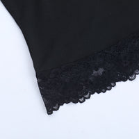 Women's Lace-Trim Off-Shoulder Short-Sleeve Top