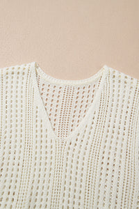 KaleaBoutique Stylish Open Knit Drawstring Waist Beach Dress - KaleaBoutique.com