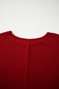 KaleaBoutique Solid Color Extended Cuffs Long Sleeve Top - KaleaBoutique.com