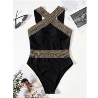 One Piece Swimsuit Solid Color Swimsuit Bikini - KaleaBoutique.com