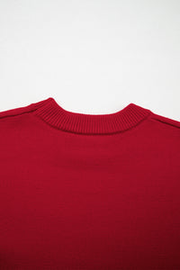 Sequined Bow Graphic Christmas Holiday Sweater - KaleaBoutique.com