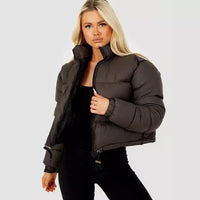 Women’s Short Loose-Fit Padded Jacket - KaleaBoutique.com