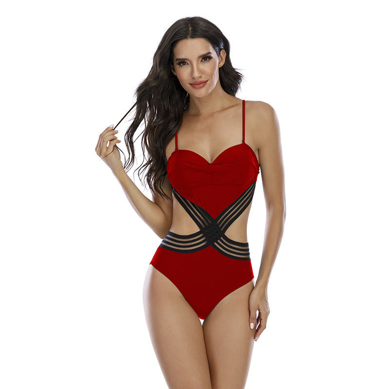 Women's Heart Shape Swimsuit Backless Swimsuit - KaleaBoutique.com