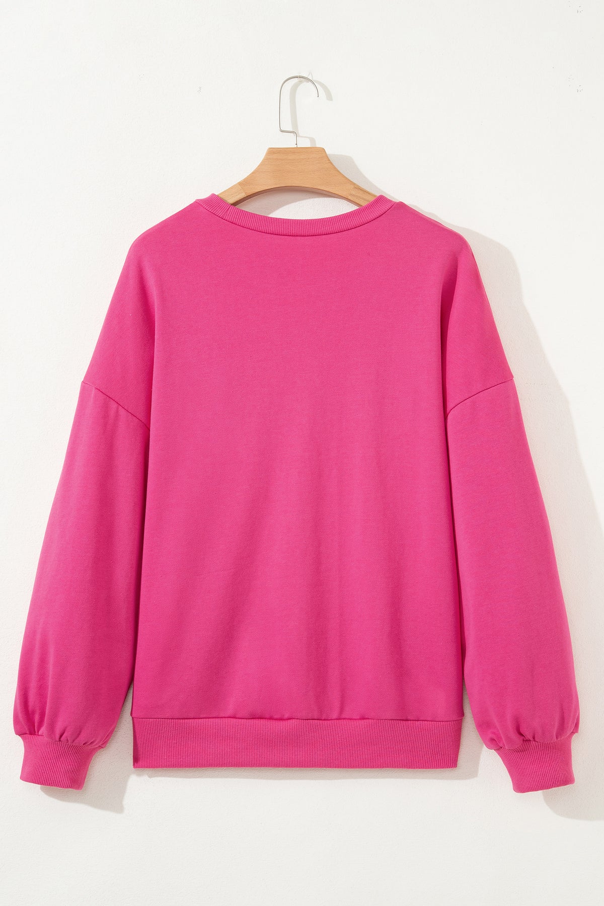 KaleaBoutique Comfortable Lucky Clover Embroidered Loose Pullover Sweatshirt - KaleaBoutique.com