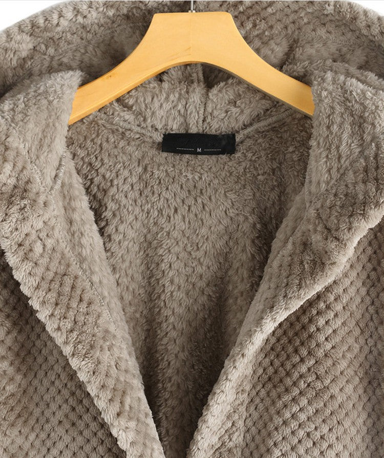 KaleaBoutique Women's Hooded Velvet-Look Sweatshirt Coat - KaleaBoutique.com