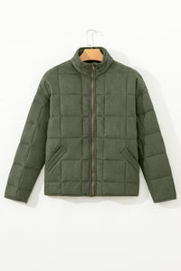 Zip-Up Pocket Quilted Jacket - KaleaBoutique.com