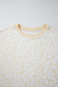 KaleaBoutique Comfortable Cheetah Print Two Piece Loose Fit Cozy Loungewear - KaleaBoutique.com