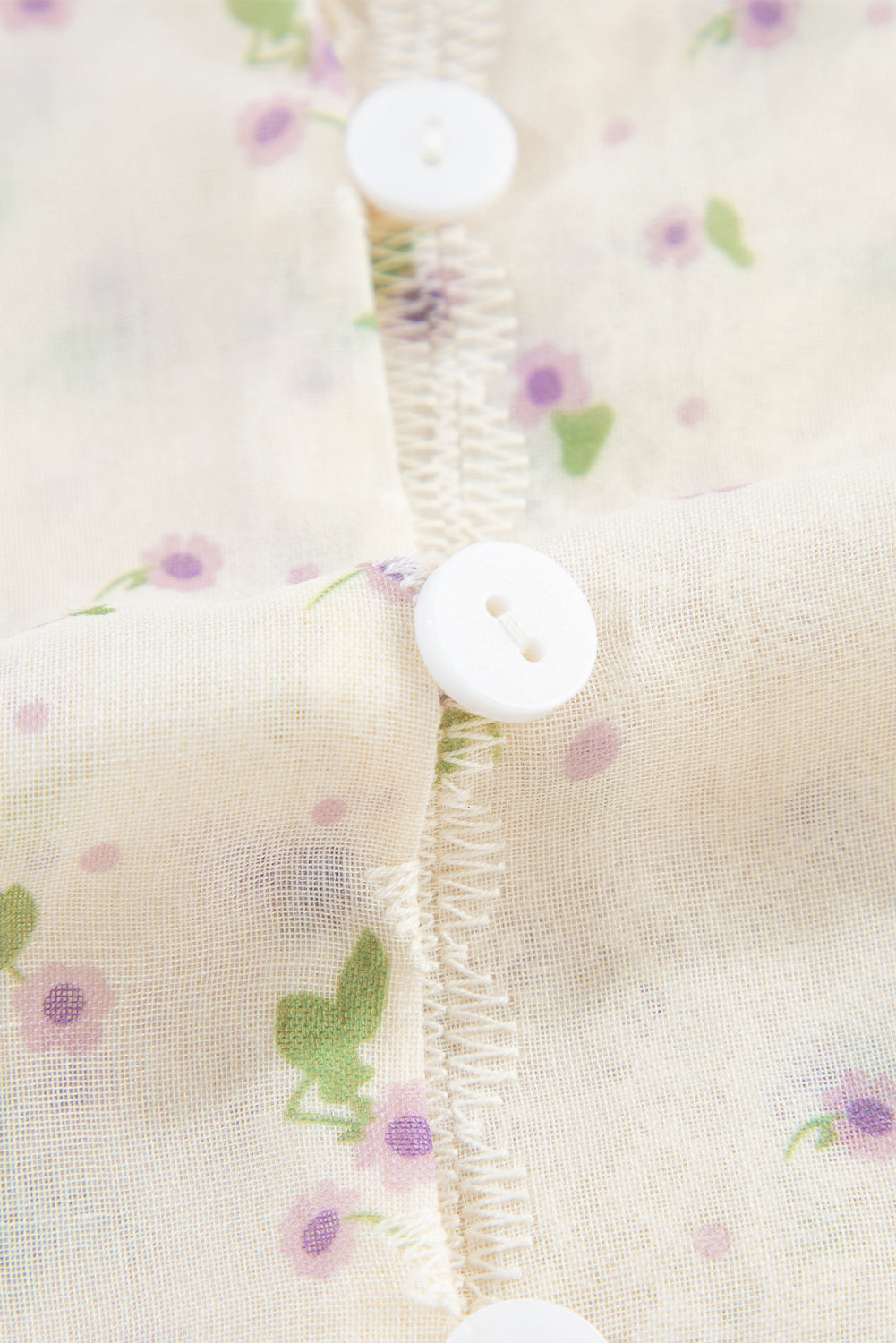KaleaBoutique Floral Embroidered Lace Bubble Sleeve Shirt - KaleaBoutique.com