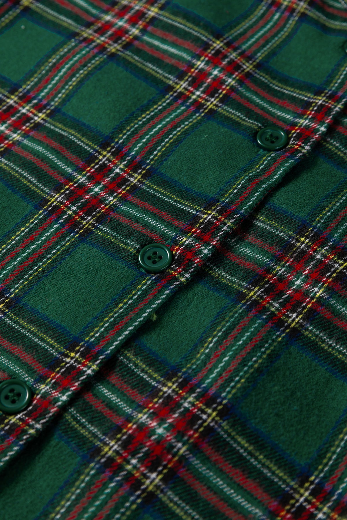KaleaBoutique Comfortable Plaid Contrast Patched Christmas Holiday Long Sleeve Shirt and Short 2pcs Pajama Set - KaleaBoutique.com