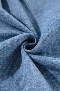 KaleaBoutique Stylish Classic Washed Oversize Pocketed Denim Jacket - KaleaBoutique.com
