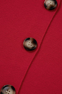 KaleaBoutique Comfortable Collared Button Front Wrapped Cardigan Jacket - KaleaBoutique.com