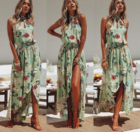 Beach Flowers Print Dress Bohemian Style Long Dress Summer - KaleaBoutique.com