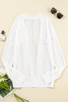 KaleaBoutique Stylish Classic Solid Open Knit Cardigan - KaleaBoutique.com