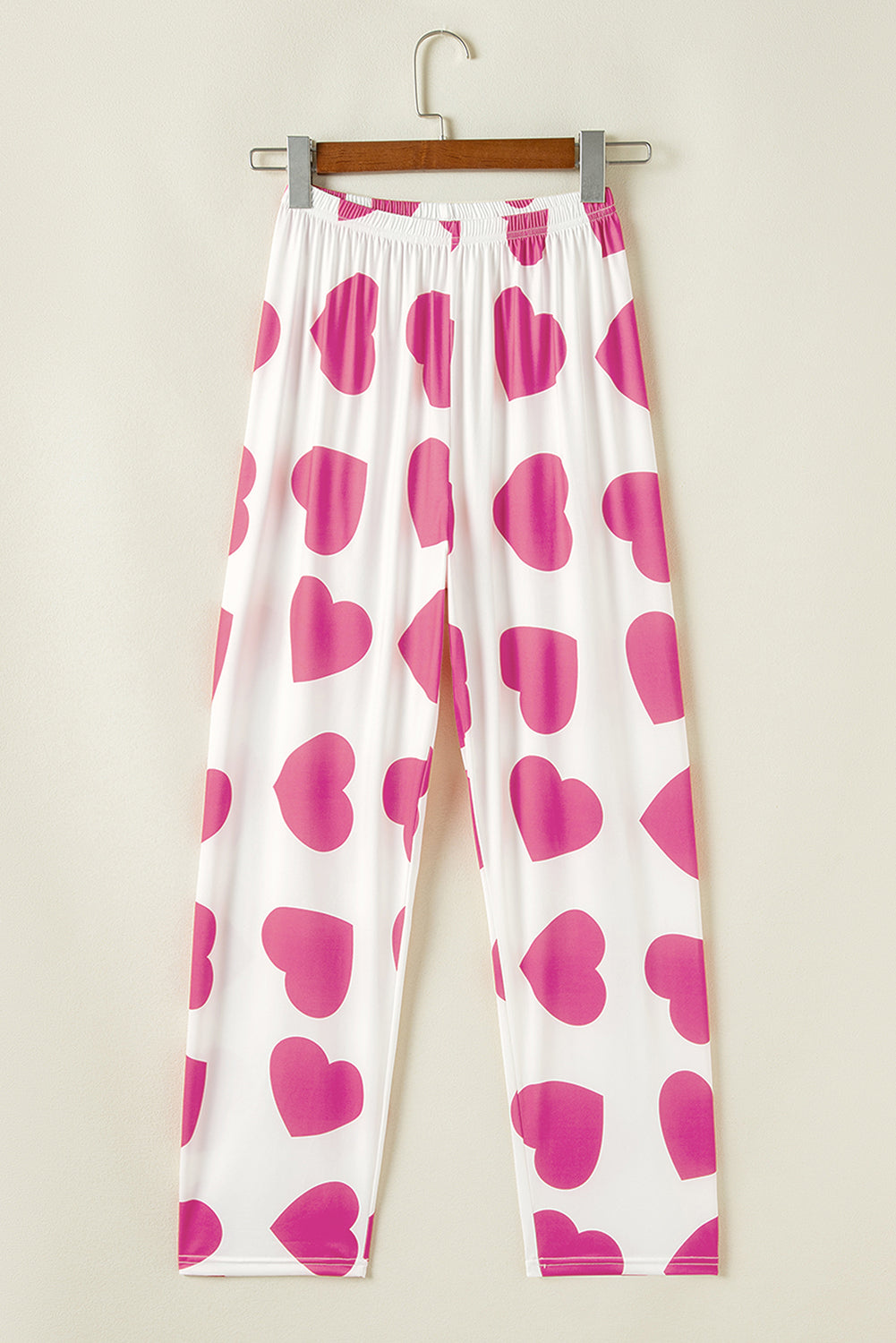 KaleaBoutique Comfortable Ruffled Tank Top And Heart Print Pants Lounge Set - KaleaBoutique.com