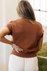 KaleaBoutique Comfortable Western Horseshoe Pattern Short Sleeve Knit Sweater - KaleaBoutique.com