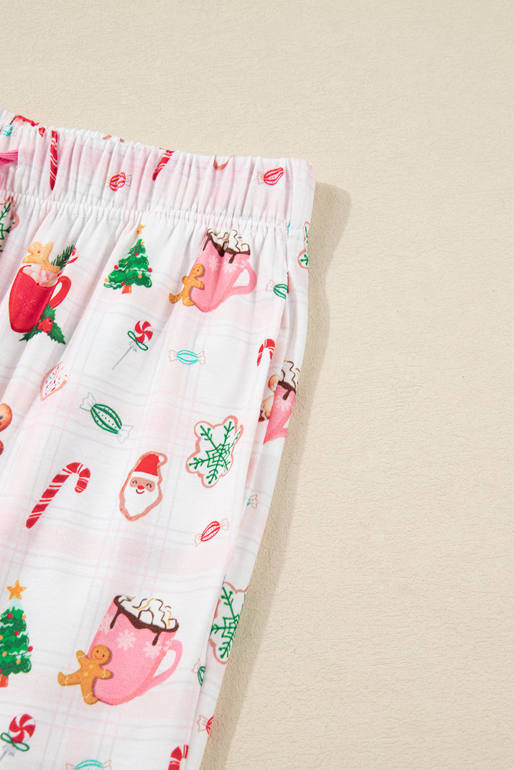 KaleaBoutique Stylish Christmas Spirit Cute Holiday Print Short Sleeve Shirt and Pants 2pcs Pajama Set - KaleaBoutique.com