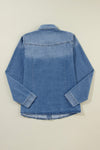 KaleaBoutique Flap Pockets Slim Buttoned Denim Shirt - KaleaBoutique.com