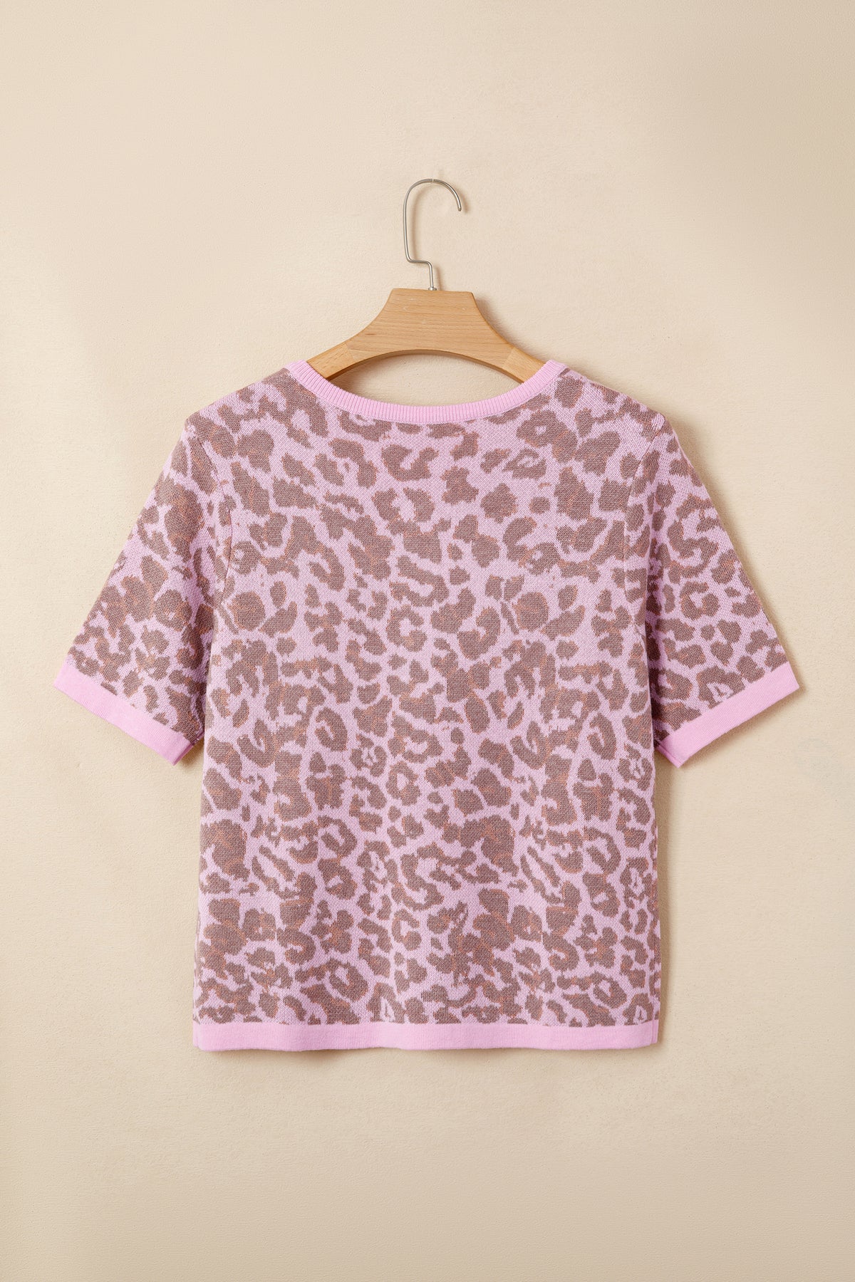KaleaBoutique Comfortable Leopard Button Down Short Sleeve Sweater Cardigan - KaleaBoutique.com